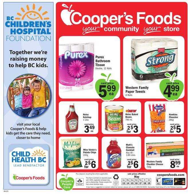 Cooper's Foods flyer May 13 to 19