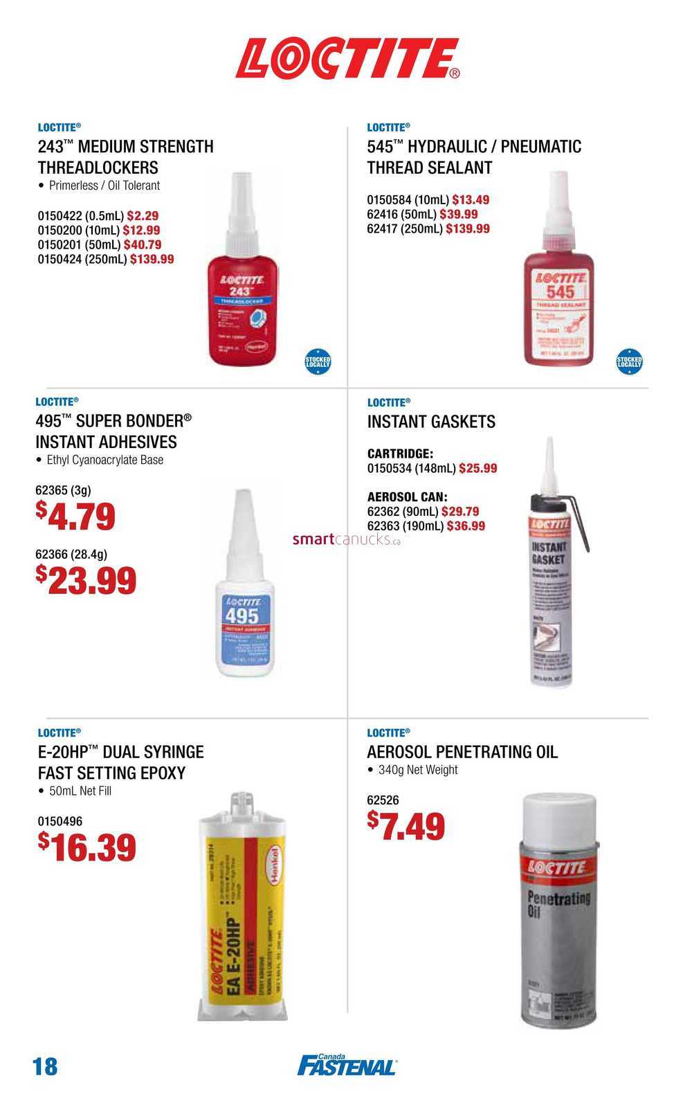 Fastenal Flyer October 1 To December 31