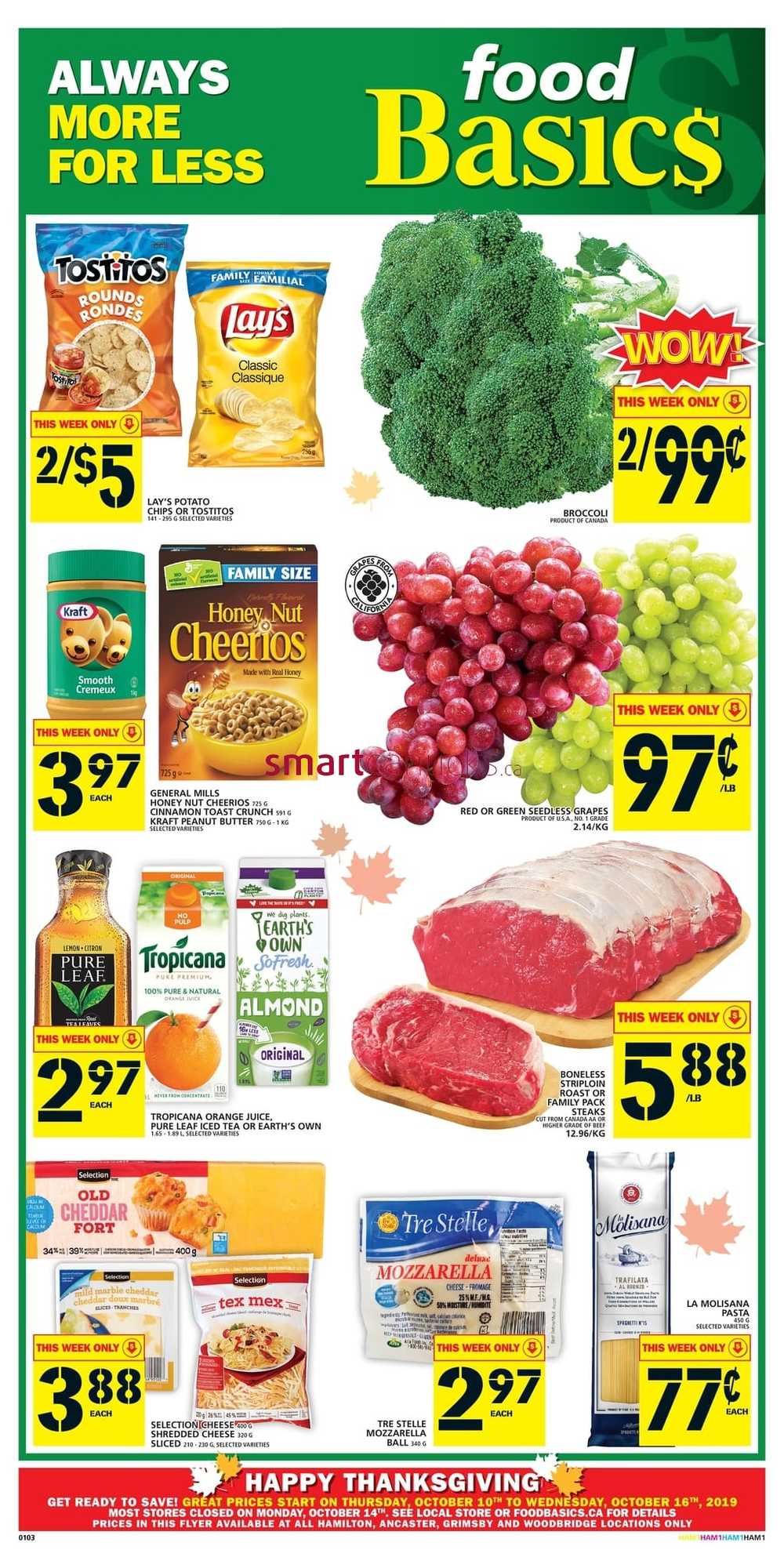 Food Basics (Hamilton Region) Flyer October 10 to 16