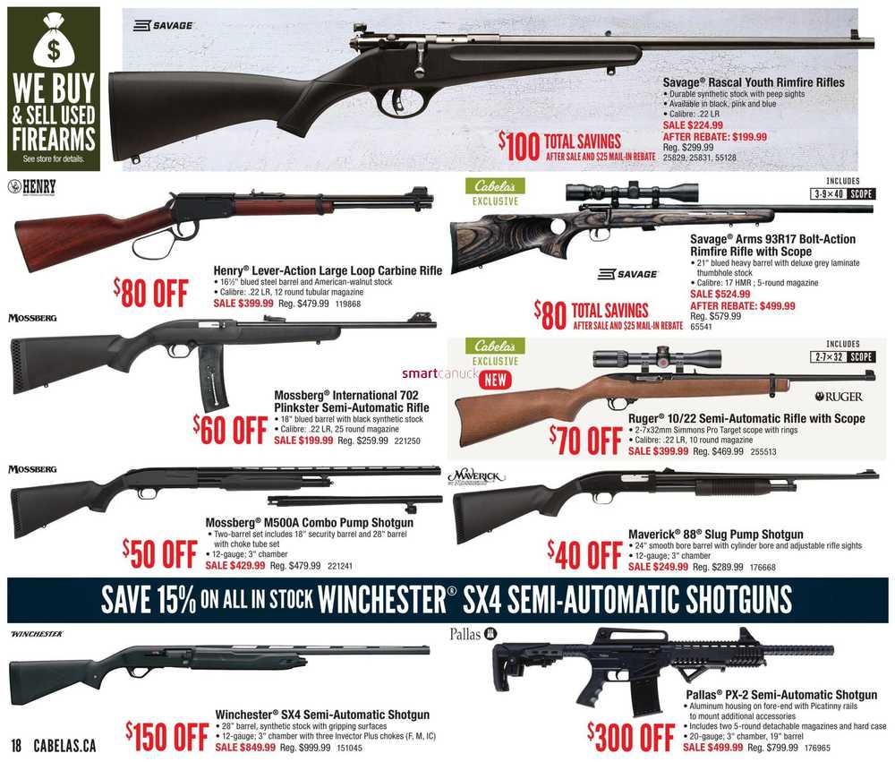 Cabela's Holiday Kickoff Sale Flyer October 31 to November 19