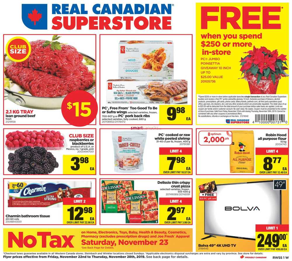 Real Canadian Superstore West Flyer November 22 To 28 1 
