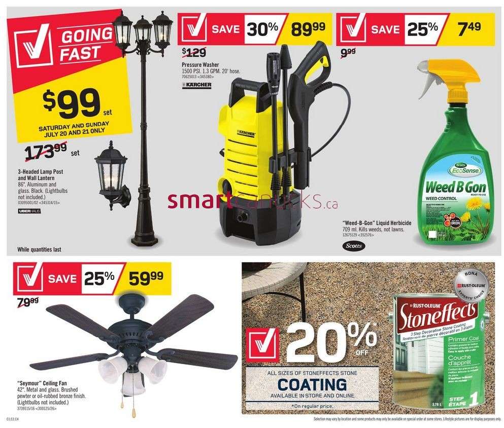 Rona Flyer July 17 To 23