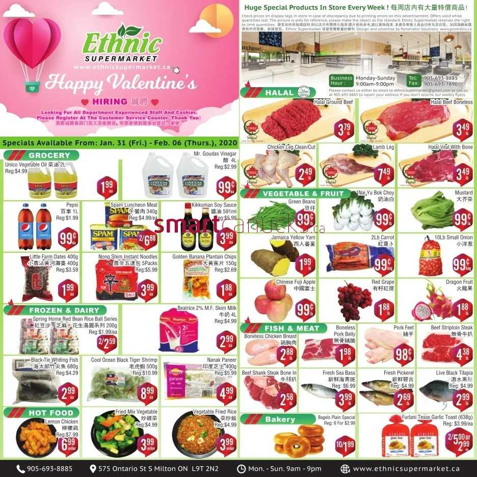 Ethnic Supermarket Flyer January 31 to February 6