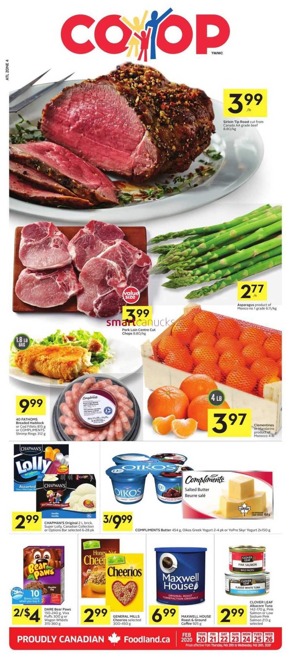 Foodland Coop Flyer February 20 to 26