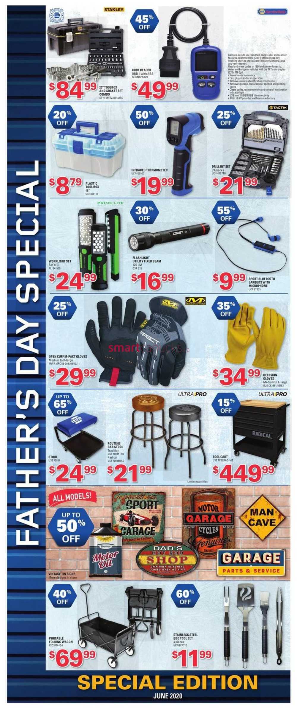 NAPA Auto Parts Flyer June 1 to 30