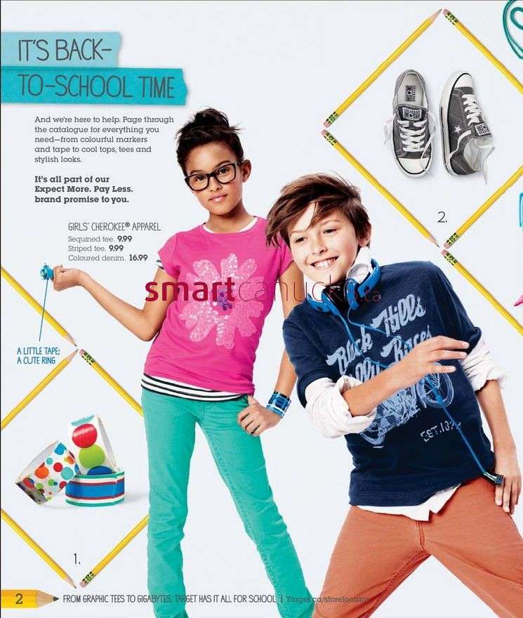 Target Back to School Catalogue August 5 to September 30