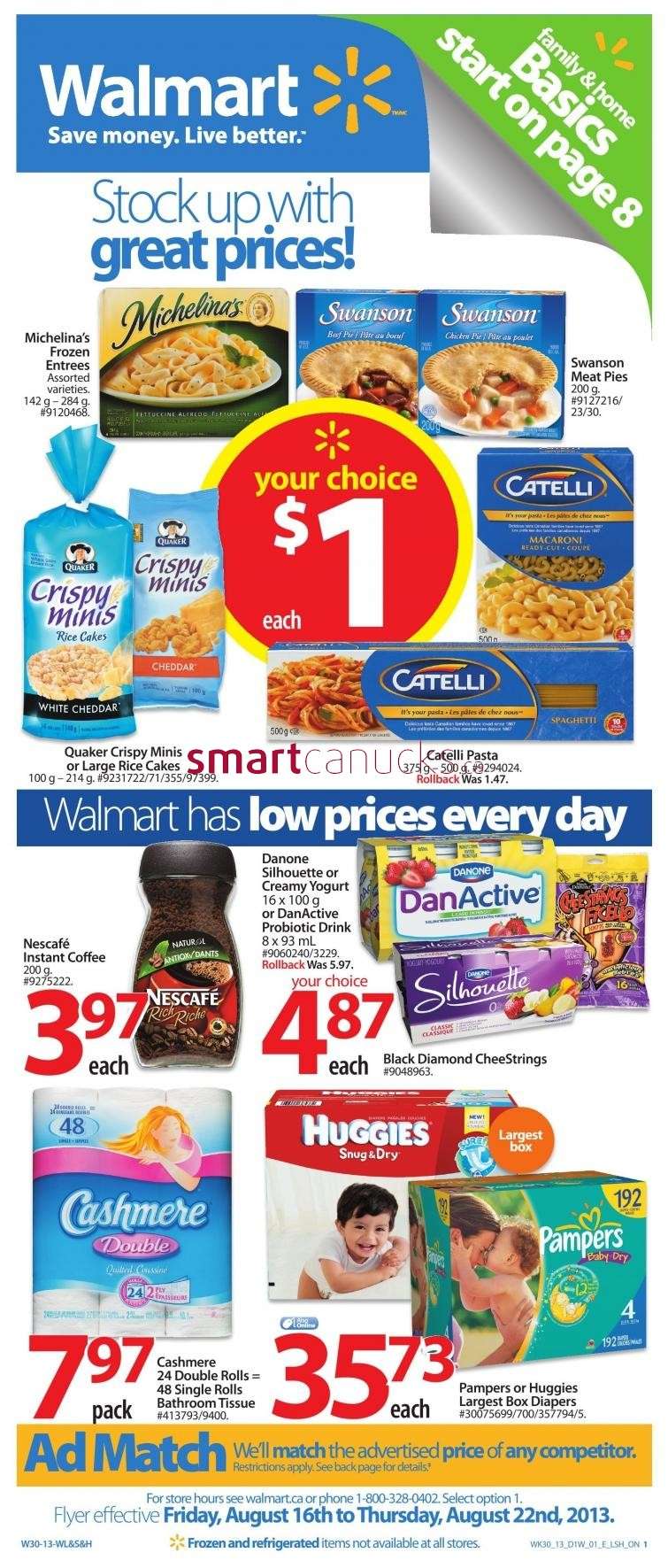 Walmart(ON) flyer August 16 to 22