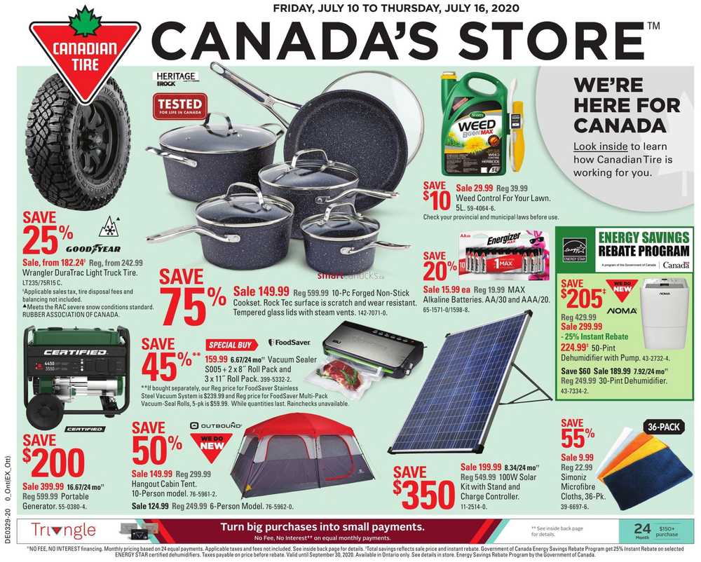 Canadian Tire On Flyer July 10 To 162 1 