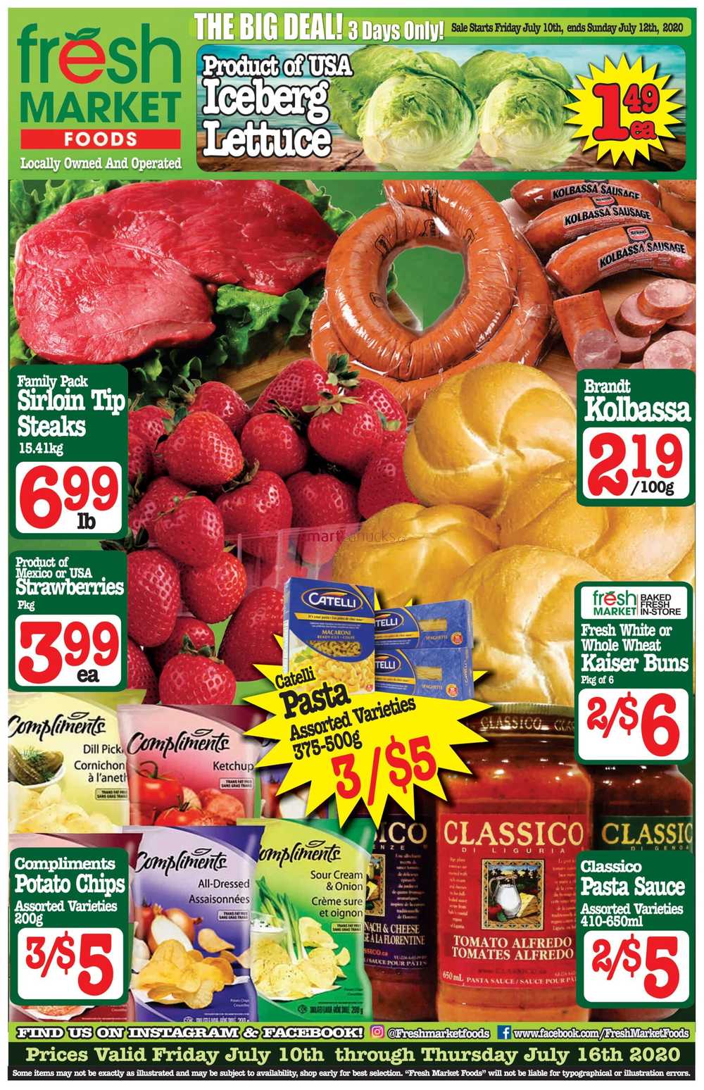 Fresh Market Foods Flyer July 10 to 16
