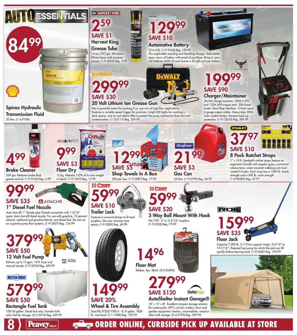 Peavey Mart Flyer August 13 to 19