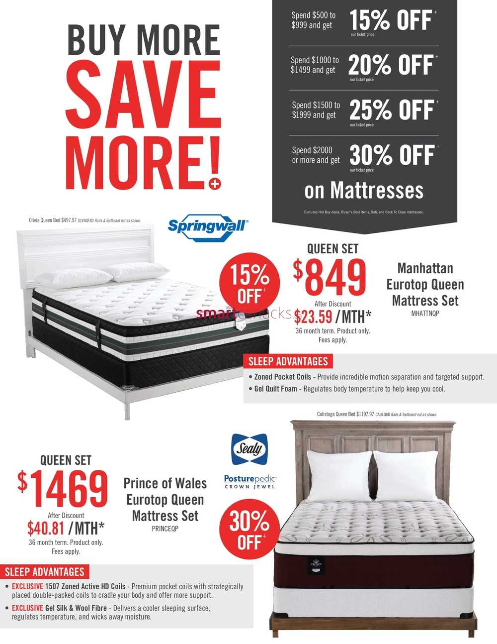 The Brick Mattress Store Flyer August 24 To September 2