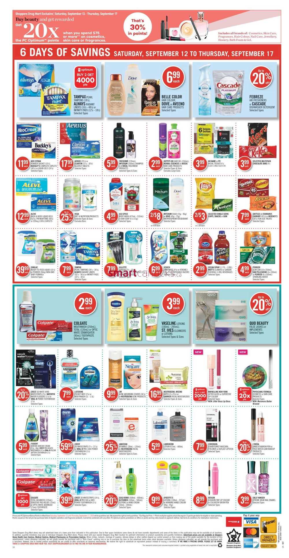 Shoppers Drug Mart (atlantic) Flyer September 12 To 17