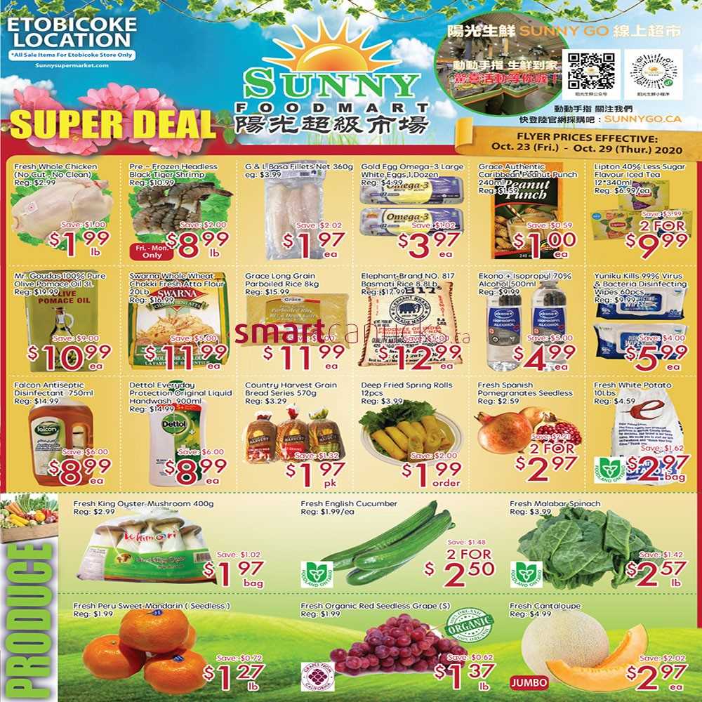 Sunny Foodmart (Etobicoke) Flyer October 23 to 29