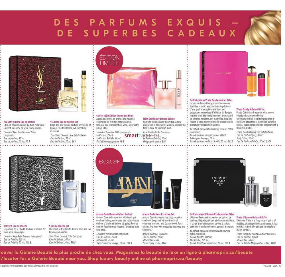 prada l'homme pharmaprix
