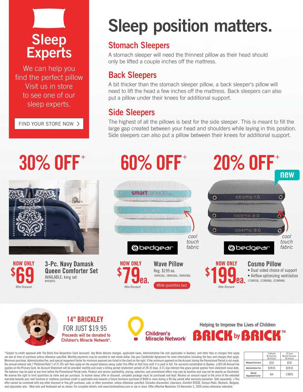 The Brick Mattress Store Black Friday Sale Flyer November 23 to ...