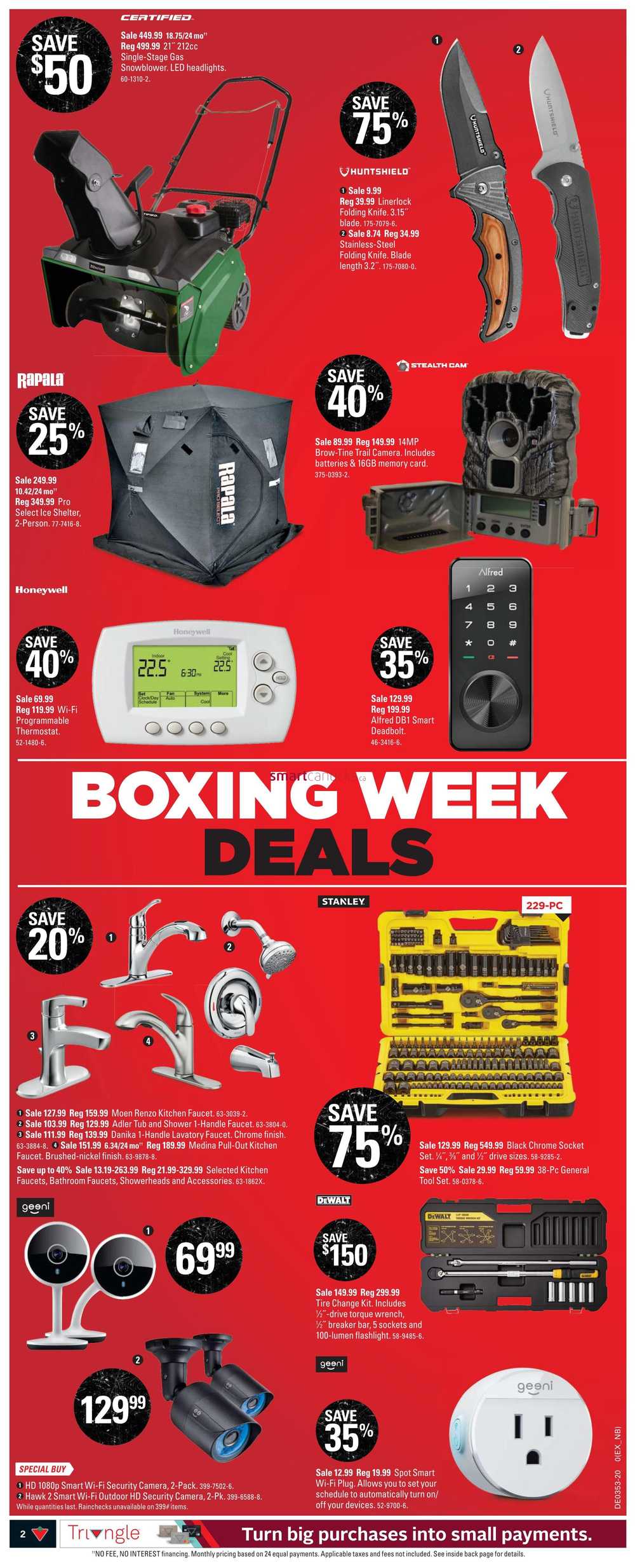 Canadian Tire (ON) Boxing Day/Week Flyer December 26 to 31, 2020