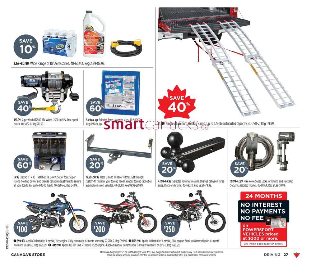 canadian tire bicycle warranty