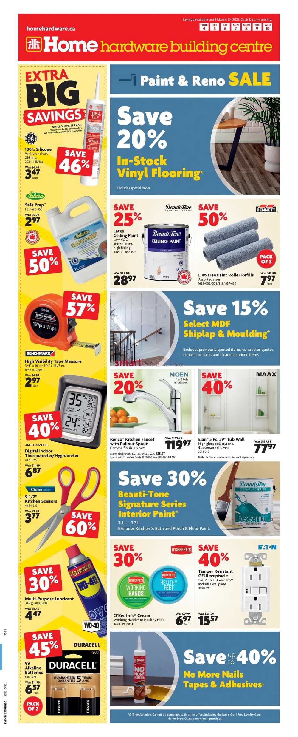 Home Hardware Building Centre On Flyer March 4 To 10 1 