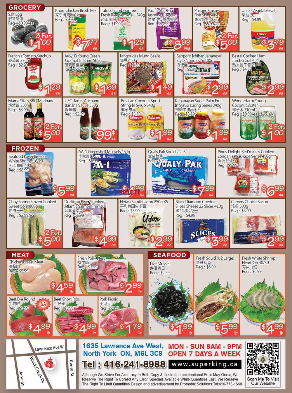 Superking Supermarket North York Flyer May 28 To June 3 superking-supermarket-north-york-flyer-may-28-to-june-3