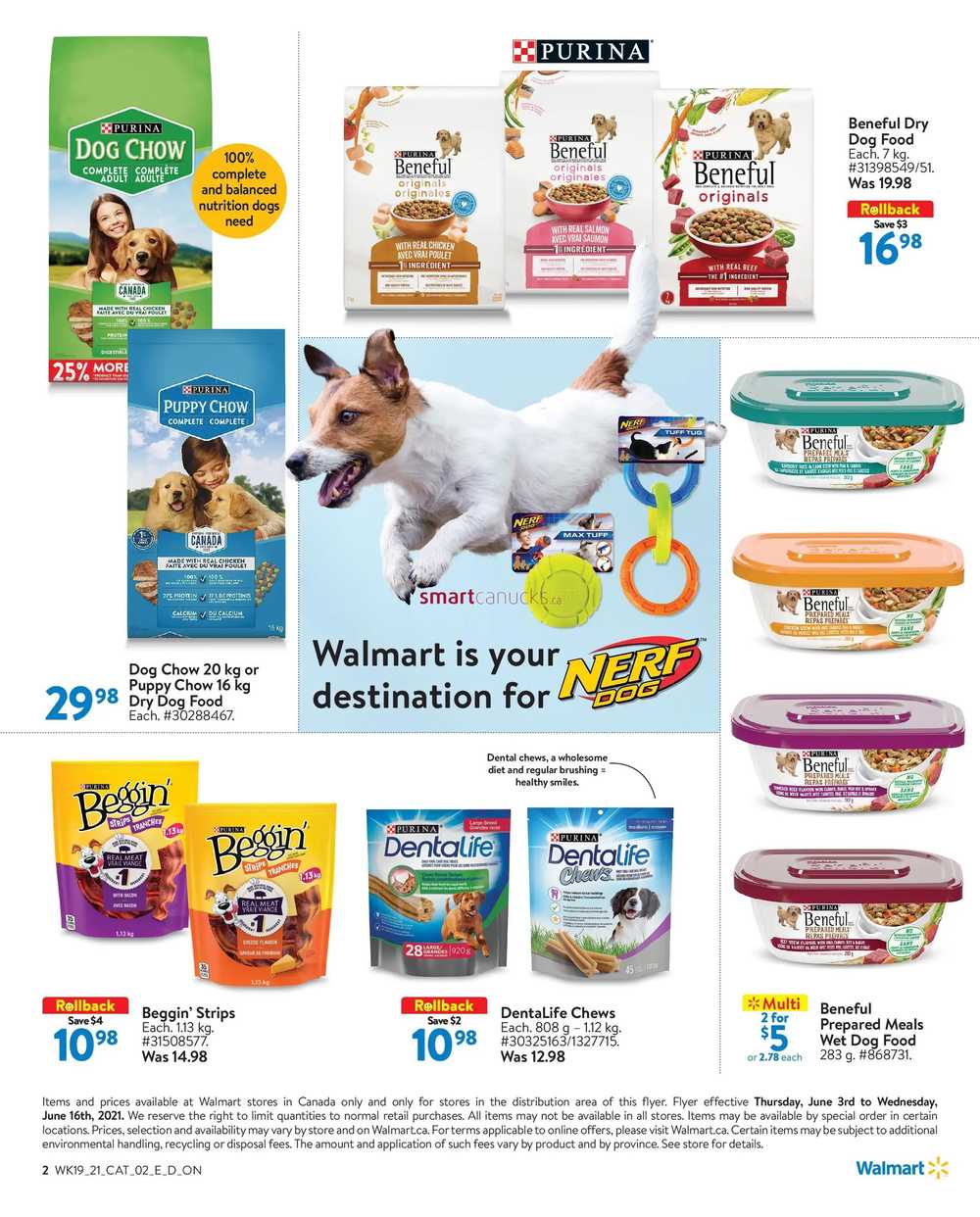 Walmart Pets Flyer June 3 to 16