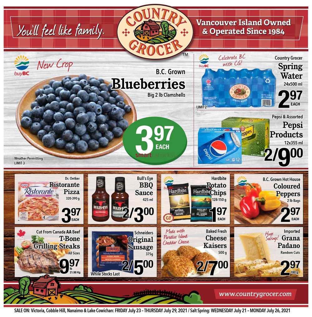 Country Grocer Flyer July 23 to 29