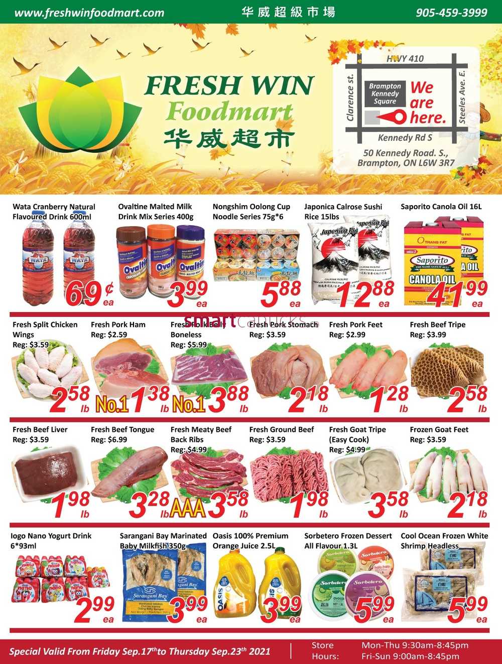 Fresh Win Foodmart Flyer September 17 to 23