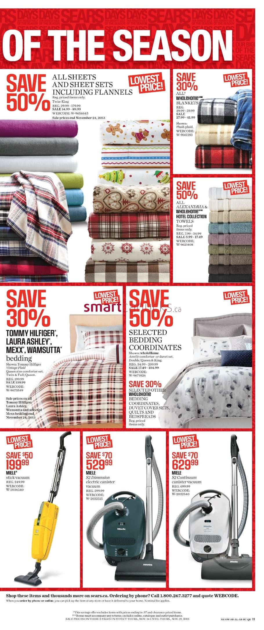 Sears flyer November 14 to 21