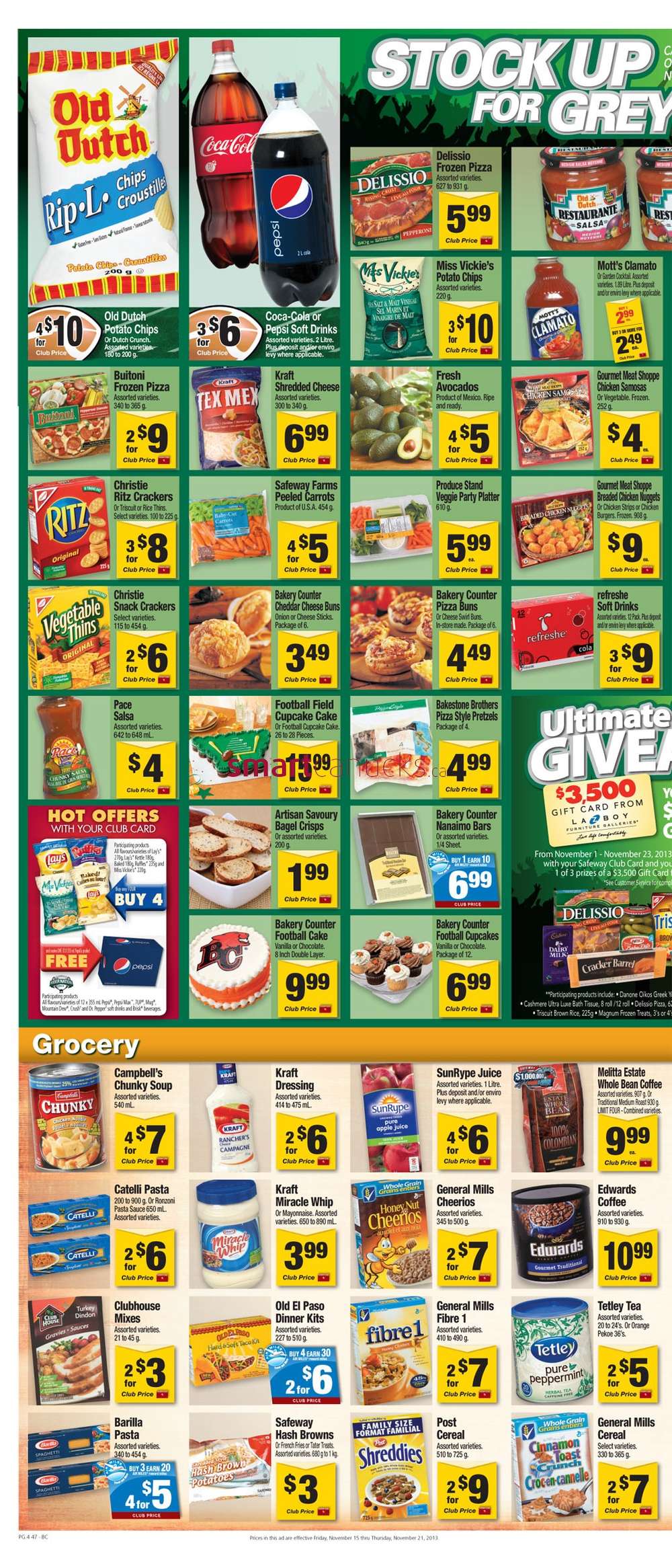 Safeway flyer November 15 to 21