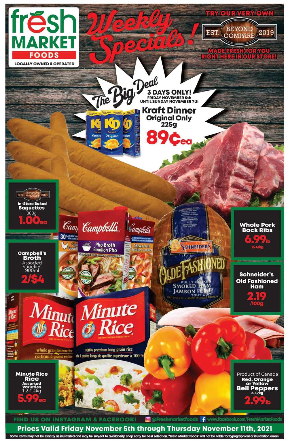 Fresh Market Foods Flyer November 5 to 11