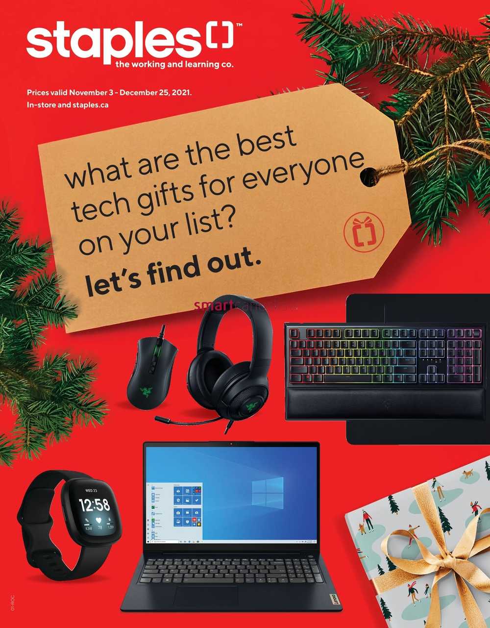 Staples Holiday Tech Guide Flyer November 10 to 16