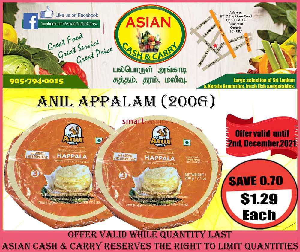 Asian Cash & Carry Flyer November 26 to December 2 pic