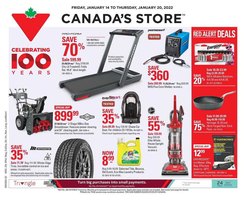 Canadian Tire (ON) Flyer January 14 to 20