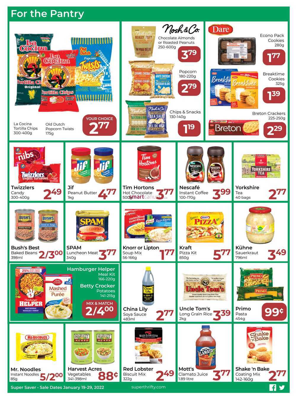 Super Thrifty Flyer January 19 to 29