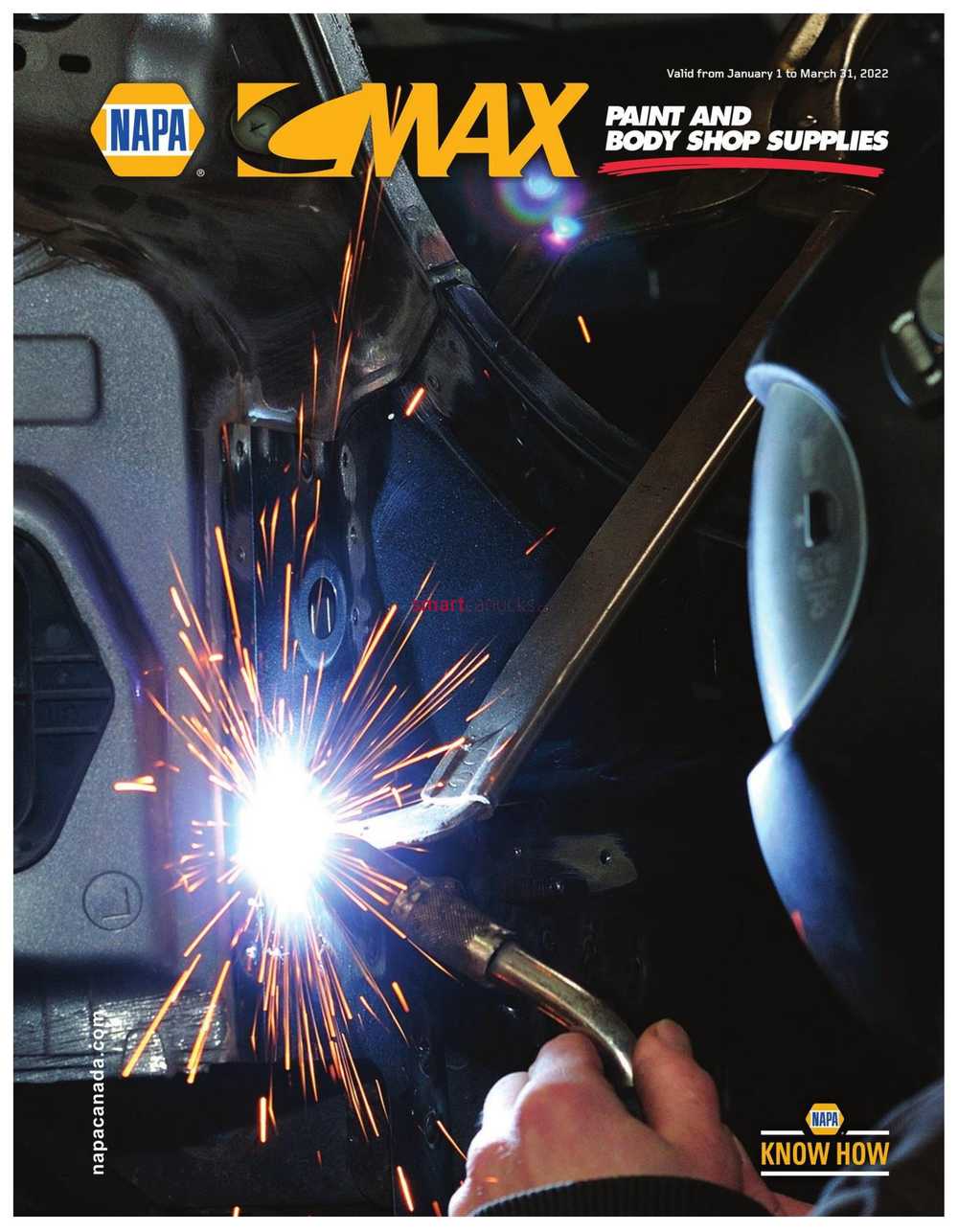 NAPA Auto Parts CMAX Paint and Body Shop Supplies Flyer January 1 to