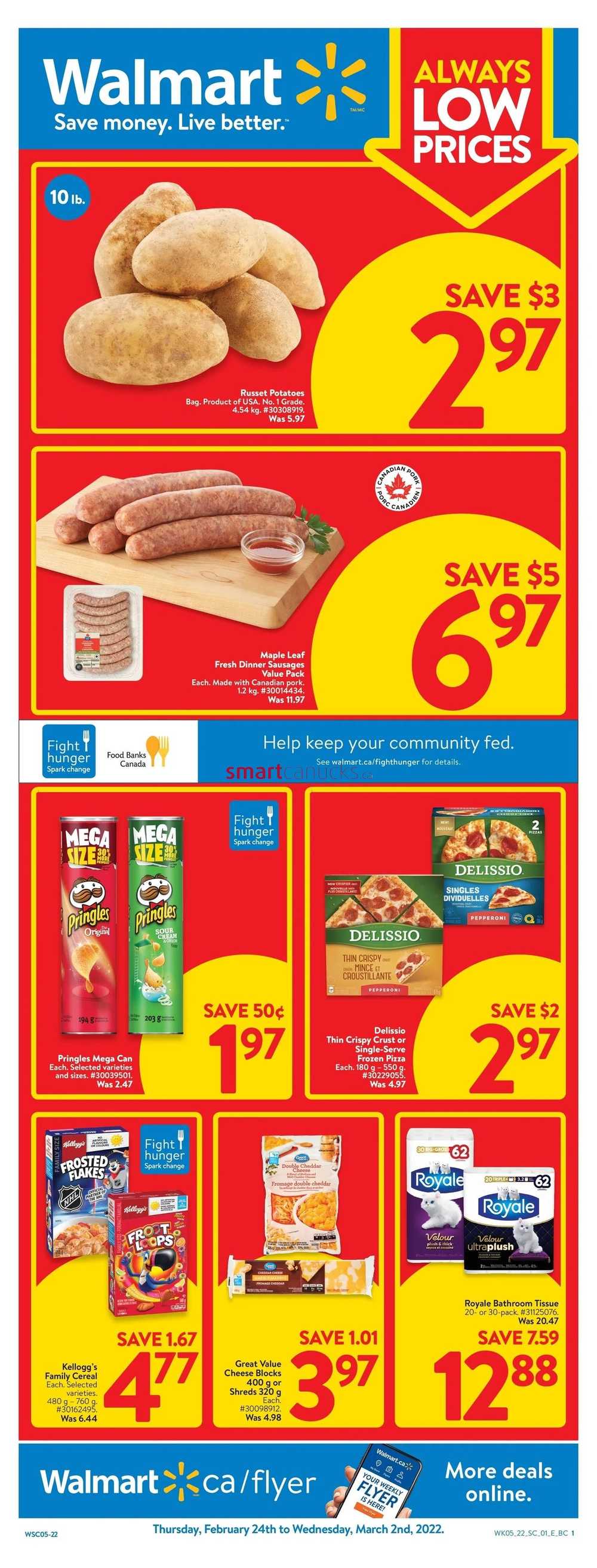 Walmart (West) Flyer February 24 to March 2