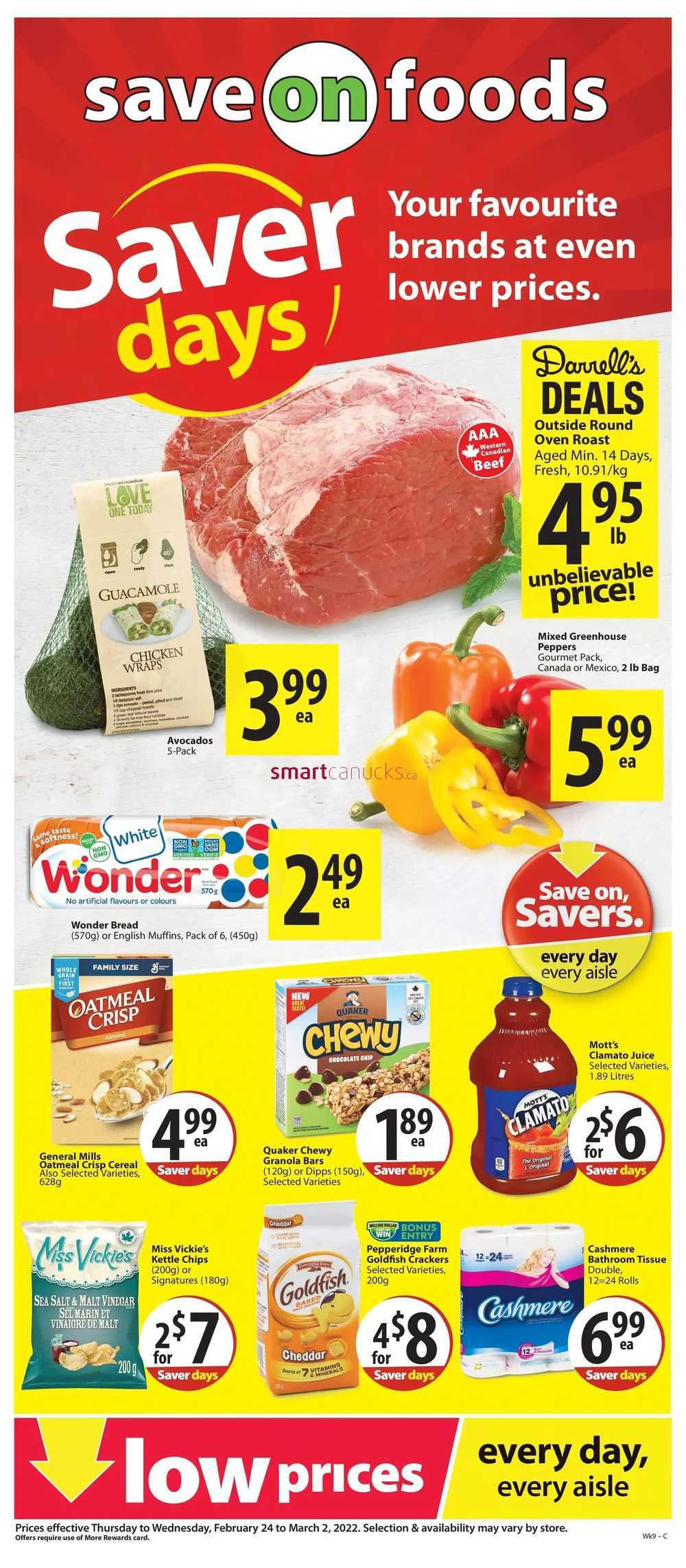 Save On Foods SK Flyer February 24 To March 2 Save On Foods SK Flyer February 24 To March 2