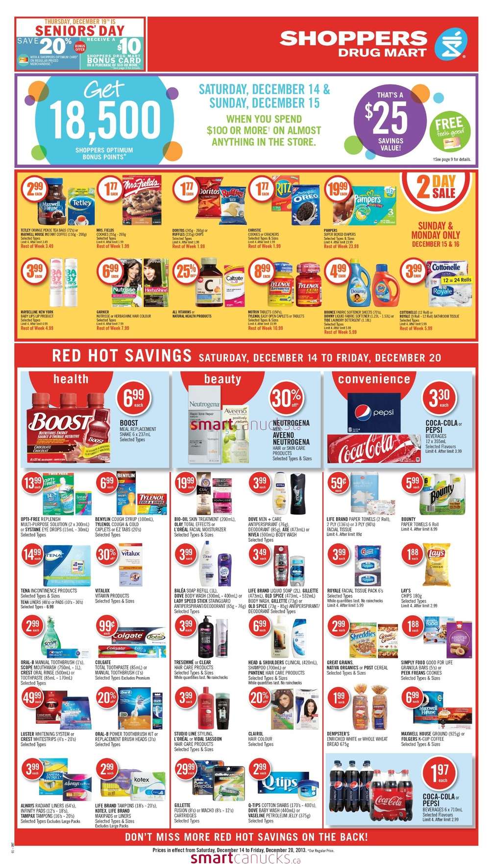 Shoppers Drug Mart(ON) flyer December 14 to 20