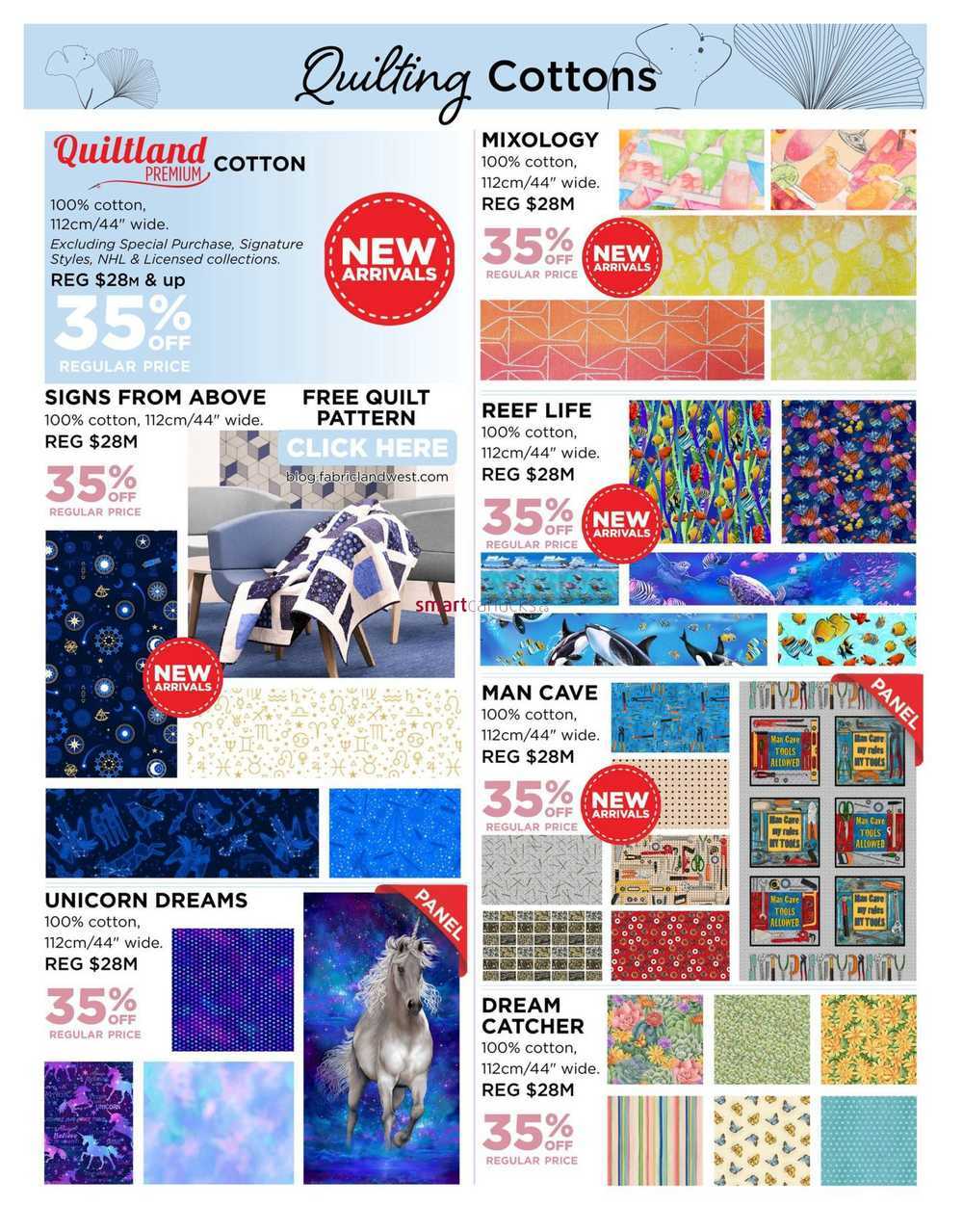 Fabricland West Flyer April 1 To May 1
