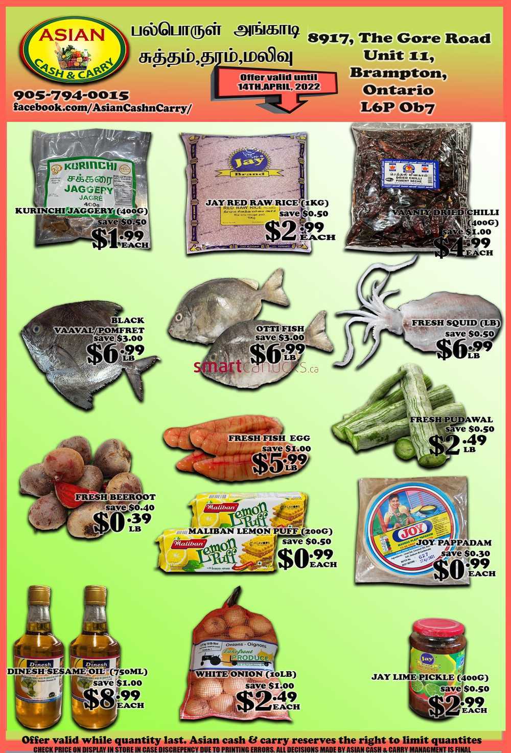 Asian Cash & Carry Flyer April 8 to 14