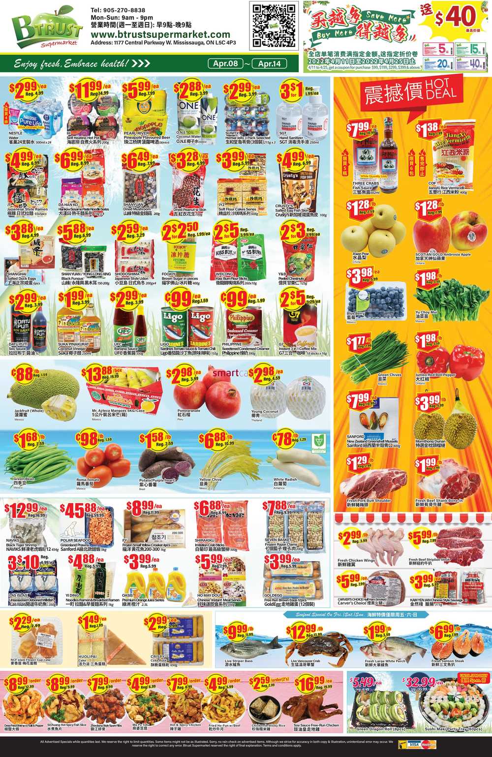 Btrust Supermarket (Mississauga) Flyer April 8 to 14