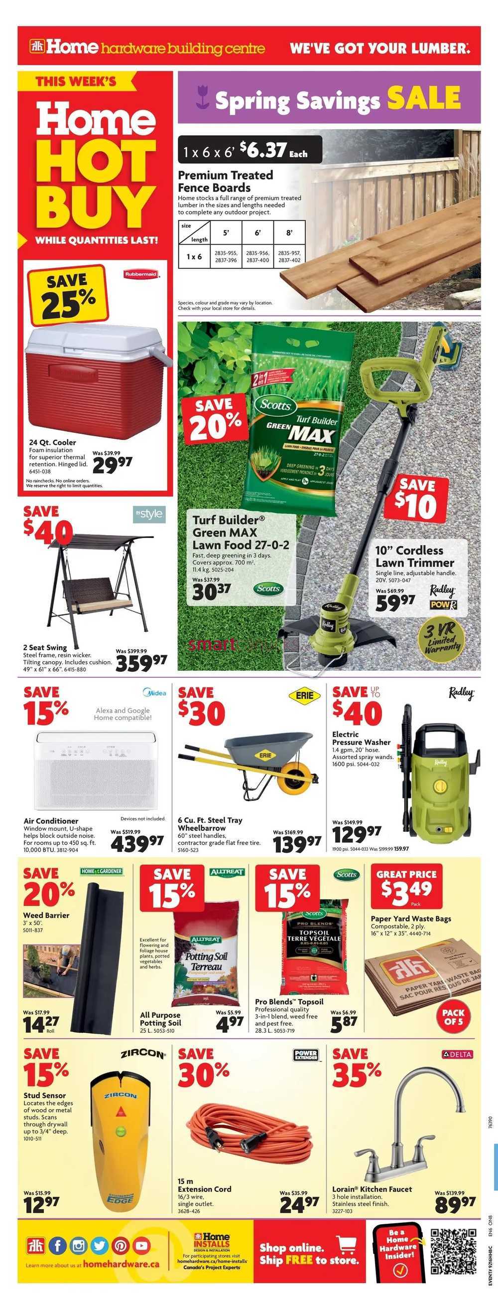 Home Hardware Building Centre (ON) Flyer April 14 to 20