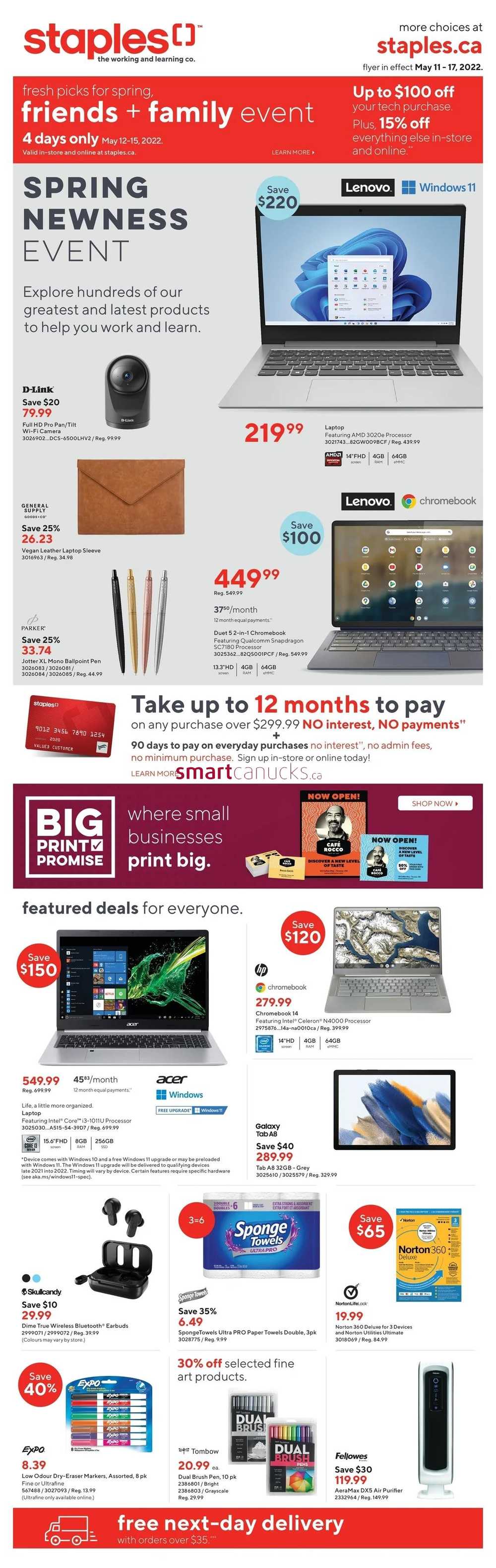 Staples Flyer May 11 To 17