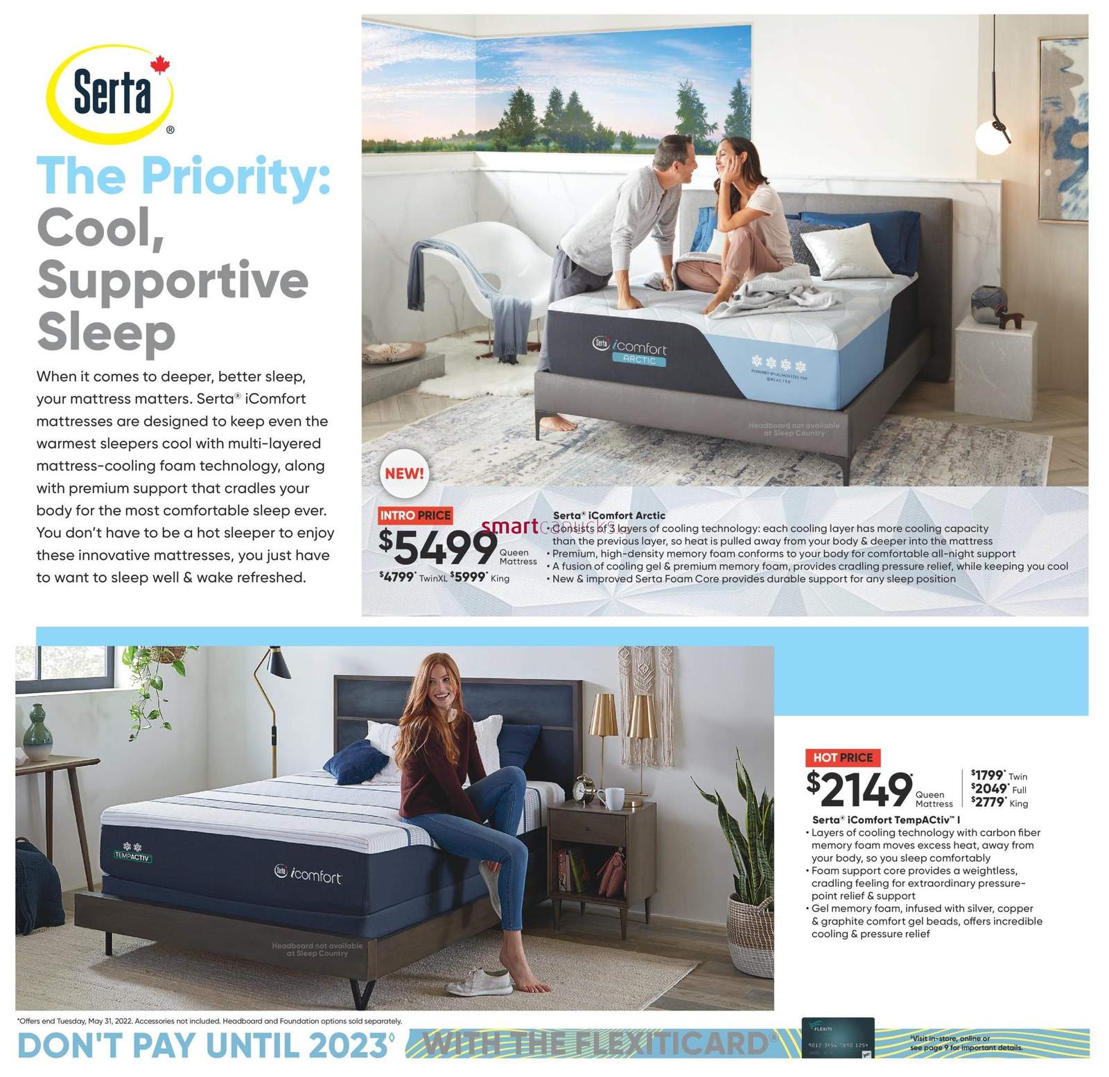 Sleep Country Flyer May 25 to 31