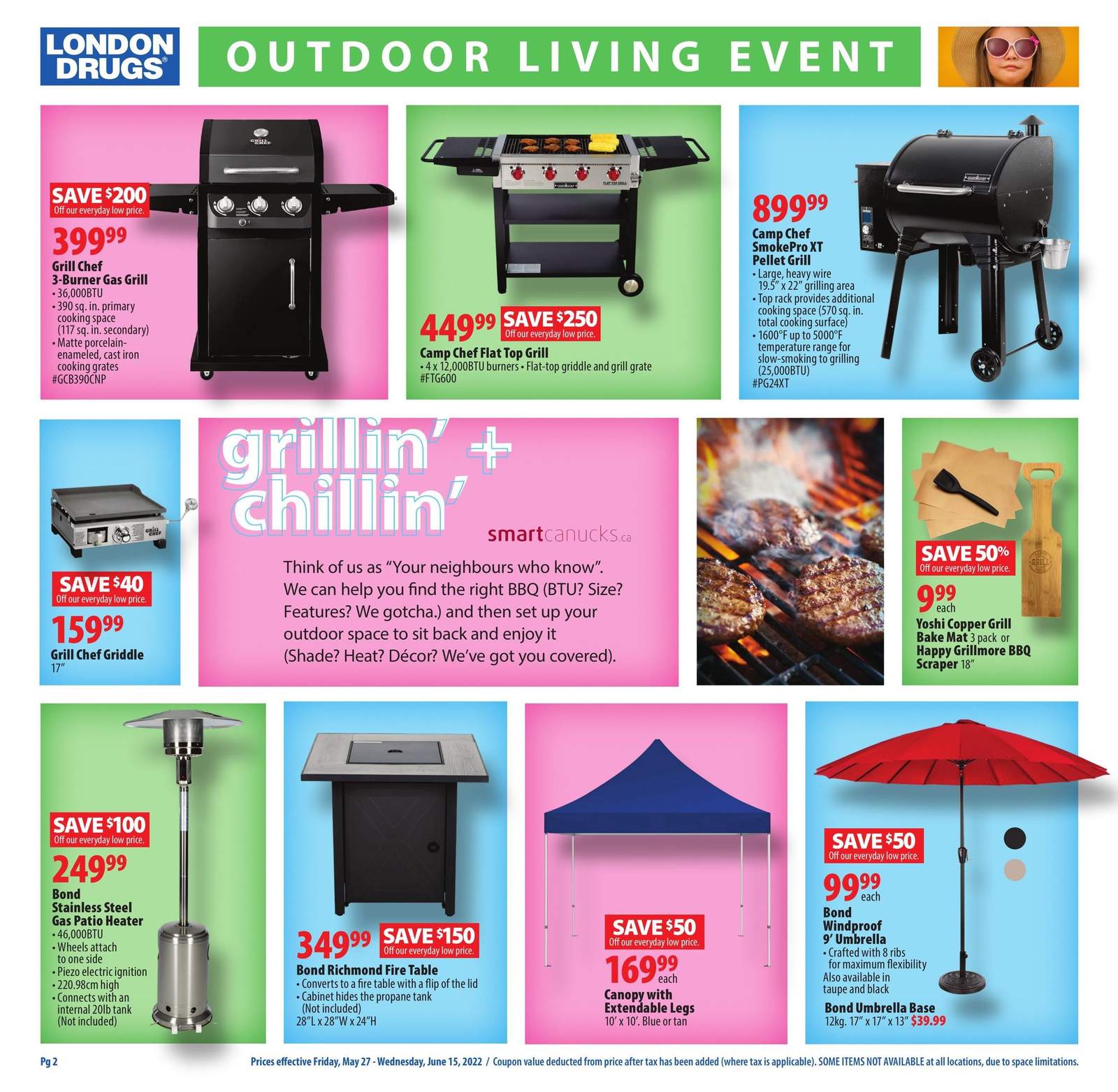 London Drugs Outdoor Playing Event Flyer May 26 to June 15