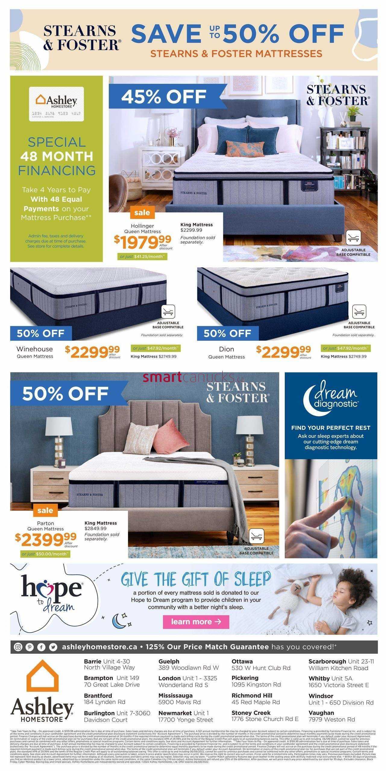 Ashley HomeStore (ON) Flyer May 31 to June 9