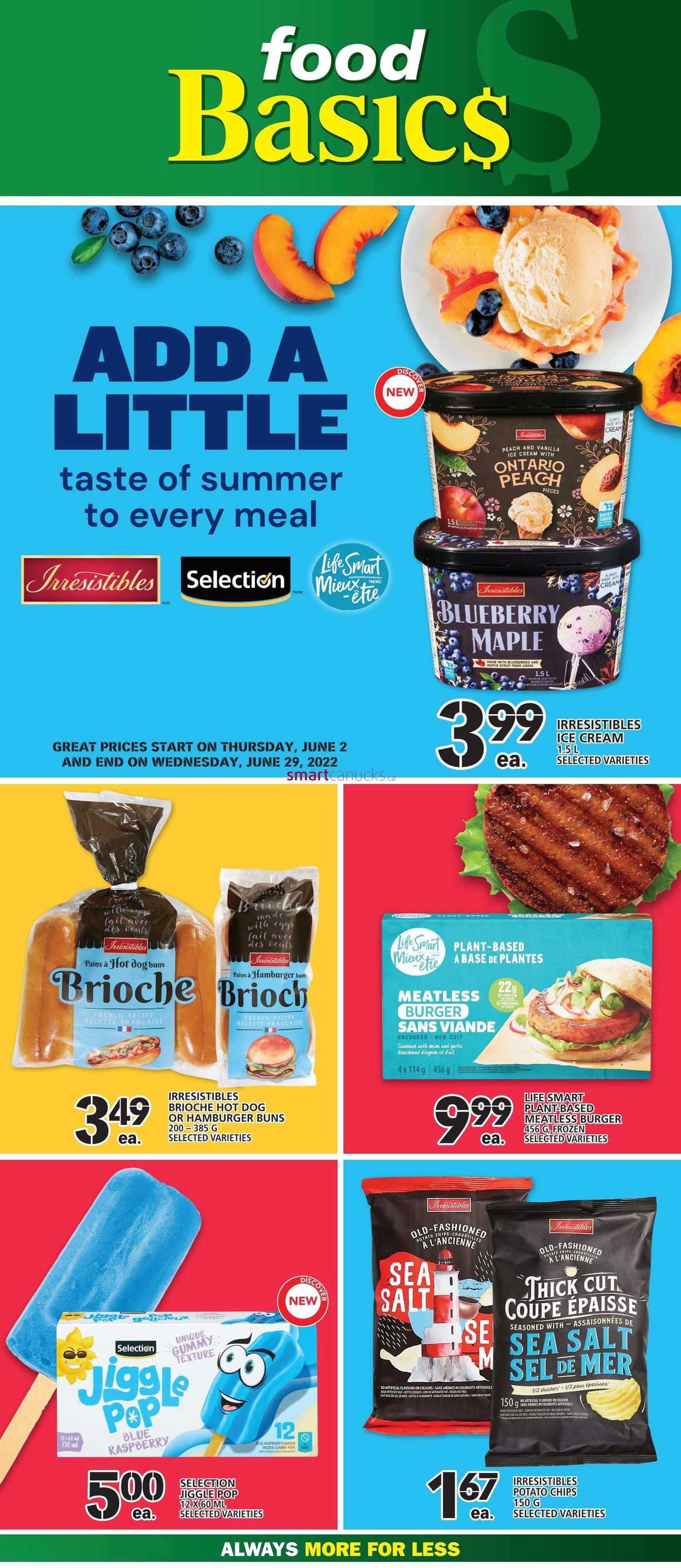 Food Basics Add A Little Taste Of Summer In Every Meal Flyer June 2 To 29