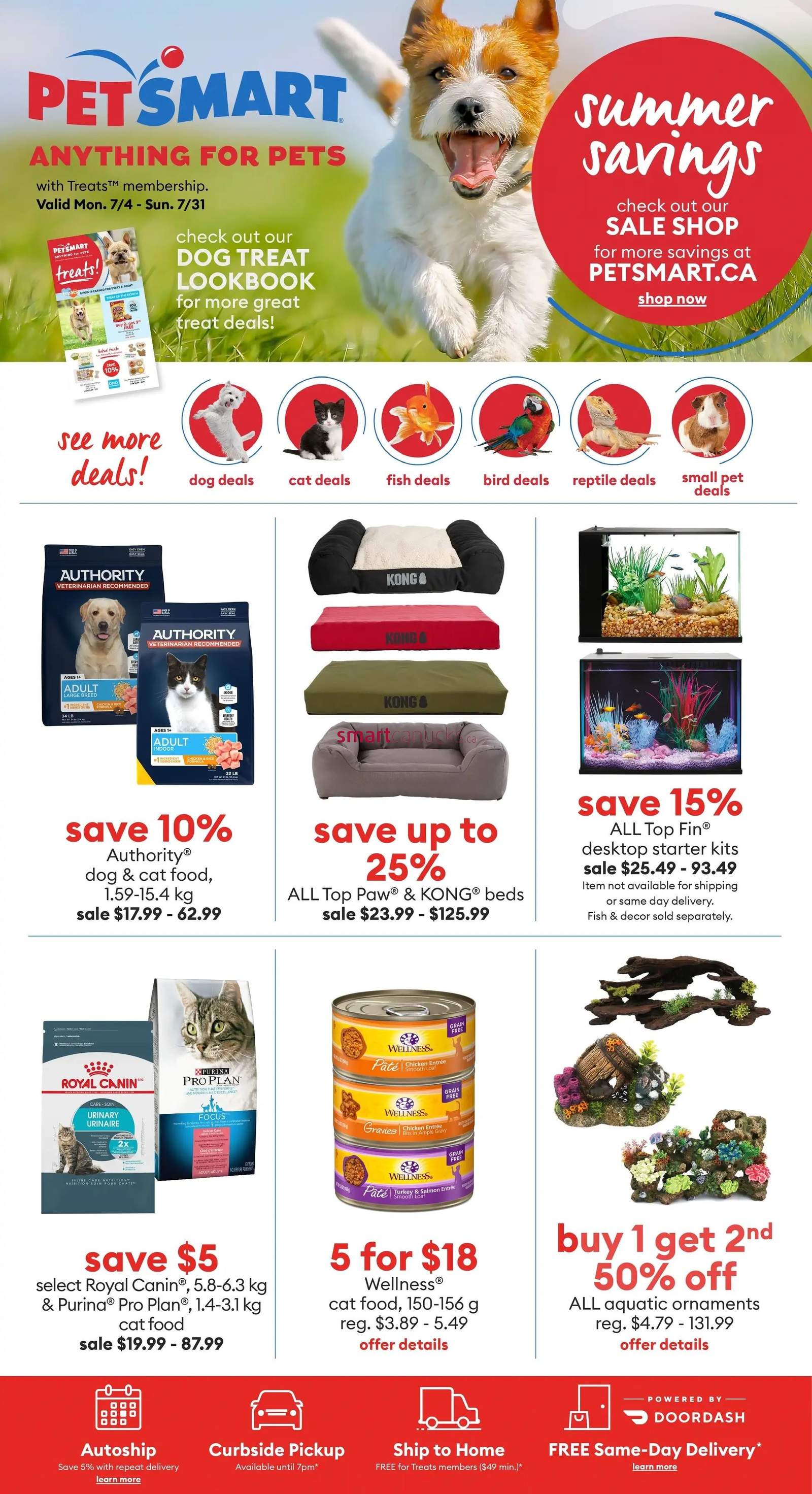 PetSmart Flyer July 4 to 31