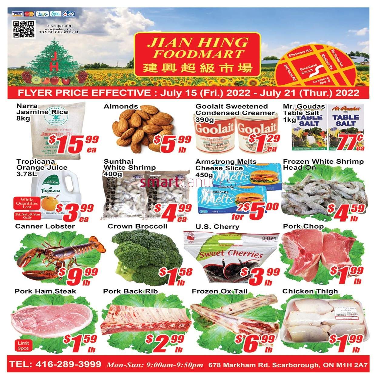 Jian Hing Supermarket Canada Flyers