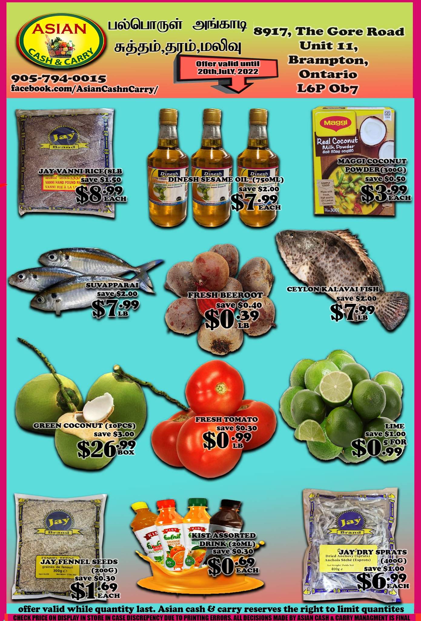 Asian Cash Carry Flyer July 15 To 21