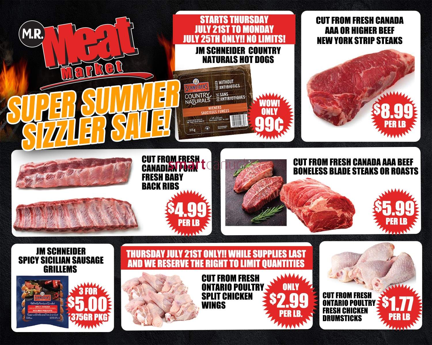 M R Meat Market Flyer July 21 To 28